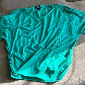 INC International Concepts Teal Blouse